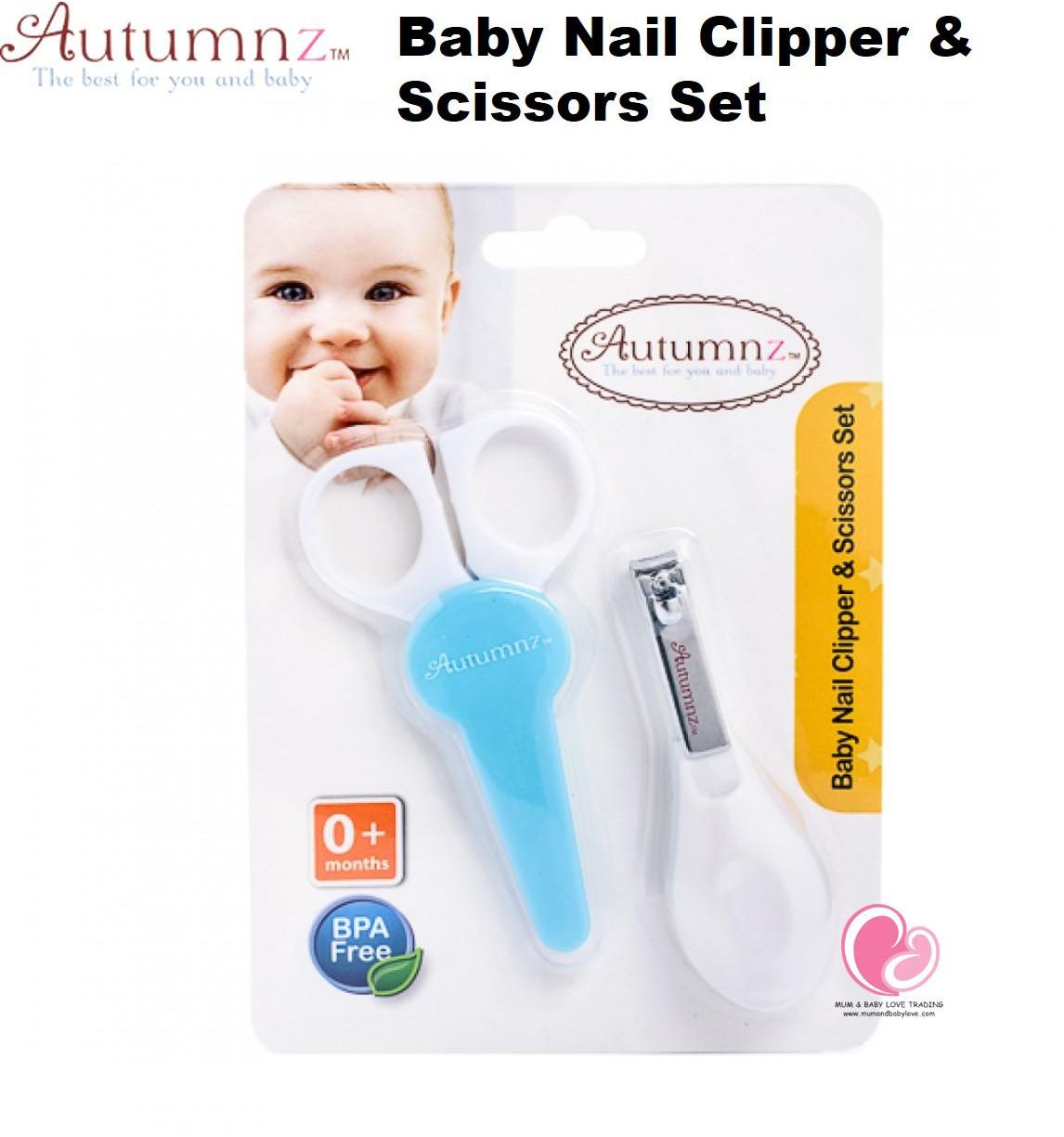 Autumnz Baby Nail Clipper / with Scissors Set (0 Months+) - 2 Options
