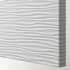 VINTERBRO Door with hinges - white 50x229 cm