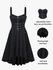 Plus Size Gothic Buckled Lace Up High Low Midi Dress - 2x | Us 18-20