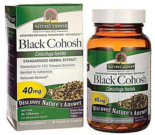 Nature'S Answer Nature's Answer Black Cohosh Standardized Herbal Extract 60 Veg Capsules
