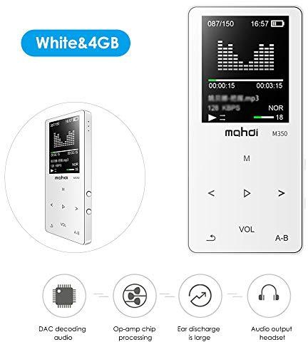 Docooler Mahdi M350 MP3 Player Metal Sport Mini Portable Audio 4G/8G Music Player