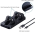 GAME Dual Charger with USB Dock Station Charging Stand for Playstation 4 for PS4 Controller