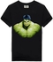 Men's T shirts new fashion tide brand 3D printing hulk pattern short-sleeved casual shirt polos