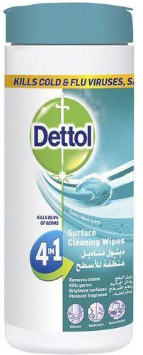 Dettol Multi-Action 4-In-1 Surface Cleaning Wipes Ocean Wave 35S