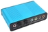 New Digital Profissional USB 6 Channel External Sound Card 5.1 Surround Adapter Audio S/PDIF For Laptop XXM