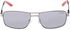 Carrera Rectangle Silver Men's Sunglasses - CARRERA 8011/S R81-58-DY- 58/16/140