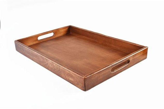 Wooden Serving Tray - Food & Fruits