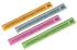 Ruler 20 Cm 4 Pcs Printed With Letters Of The English Alphabet - Color May Vary