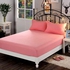 Protective Cotton Bed Sheet Set - 4 Pcs - Rose