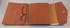 Elegant Slim Wallet - Camel Color Leather