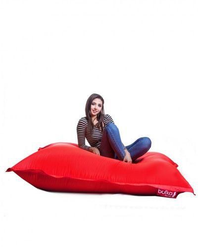 Bufka Pillow Waterproof Bean Bag - Red