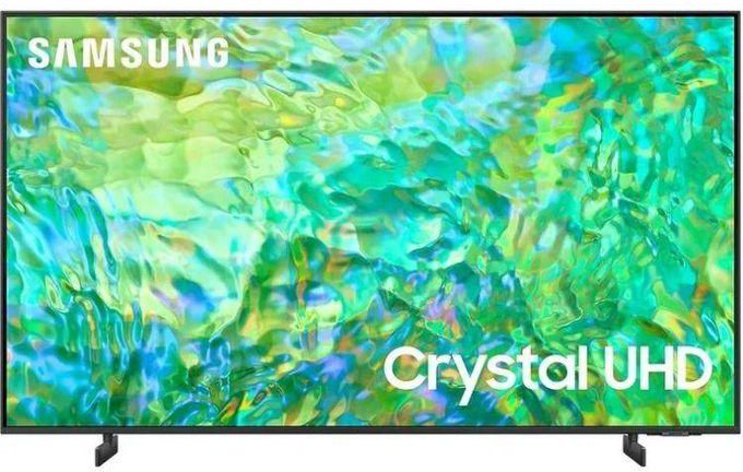 Samsung شاشة تلفزيون سامسونج 55 بوصة سمارت 4K فائقة الدقة ال اي دي بريسيفر بلت ان - UA55CU8000