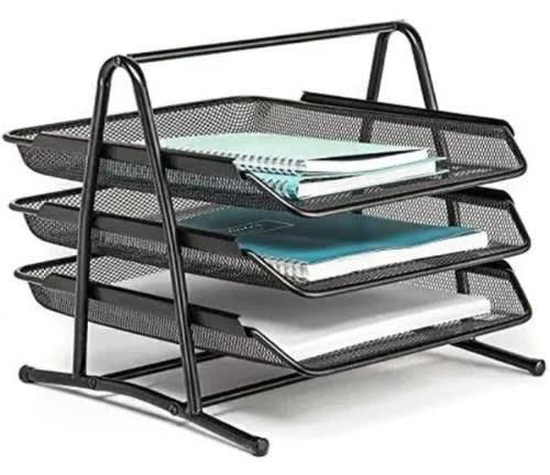 Document File Tray 3 Tier