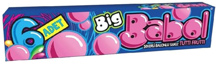 Big Babol Gum with Tutti Frutti - 27g