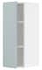 METOD خزانة حائط مع أرفف, أبيض/Kallarp رمادي فاتح-أزرق, ‎30x80 سم‏ - IKEA