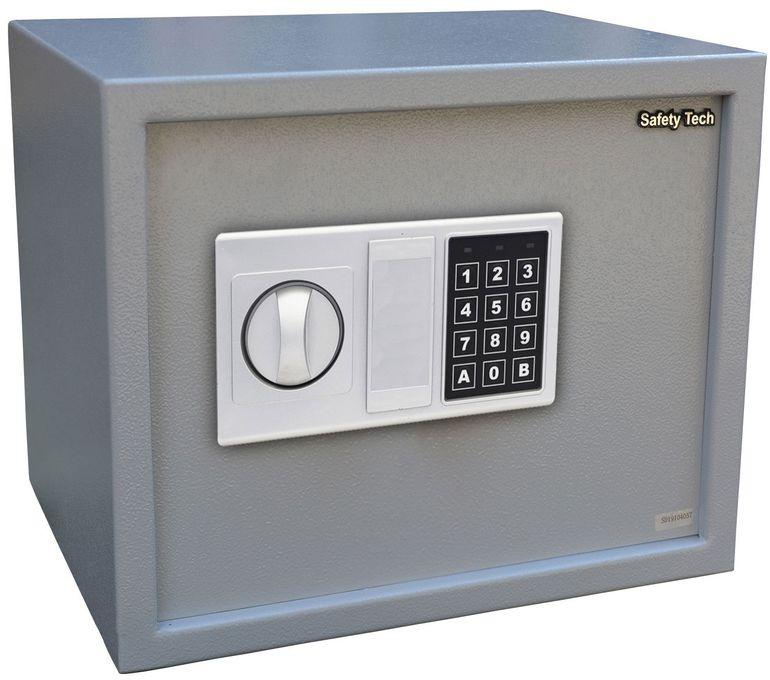 Safety Tech Digital Safe Box -30X38X30 CM Sem Gray