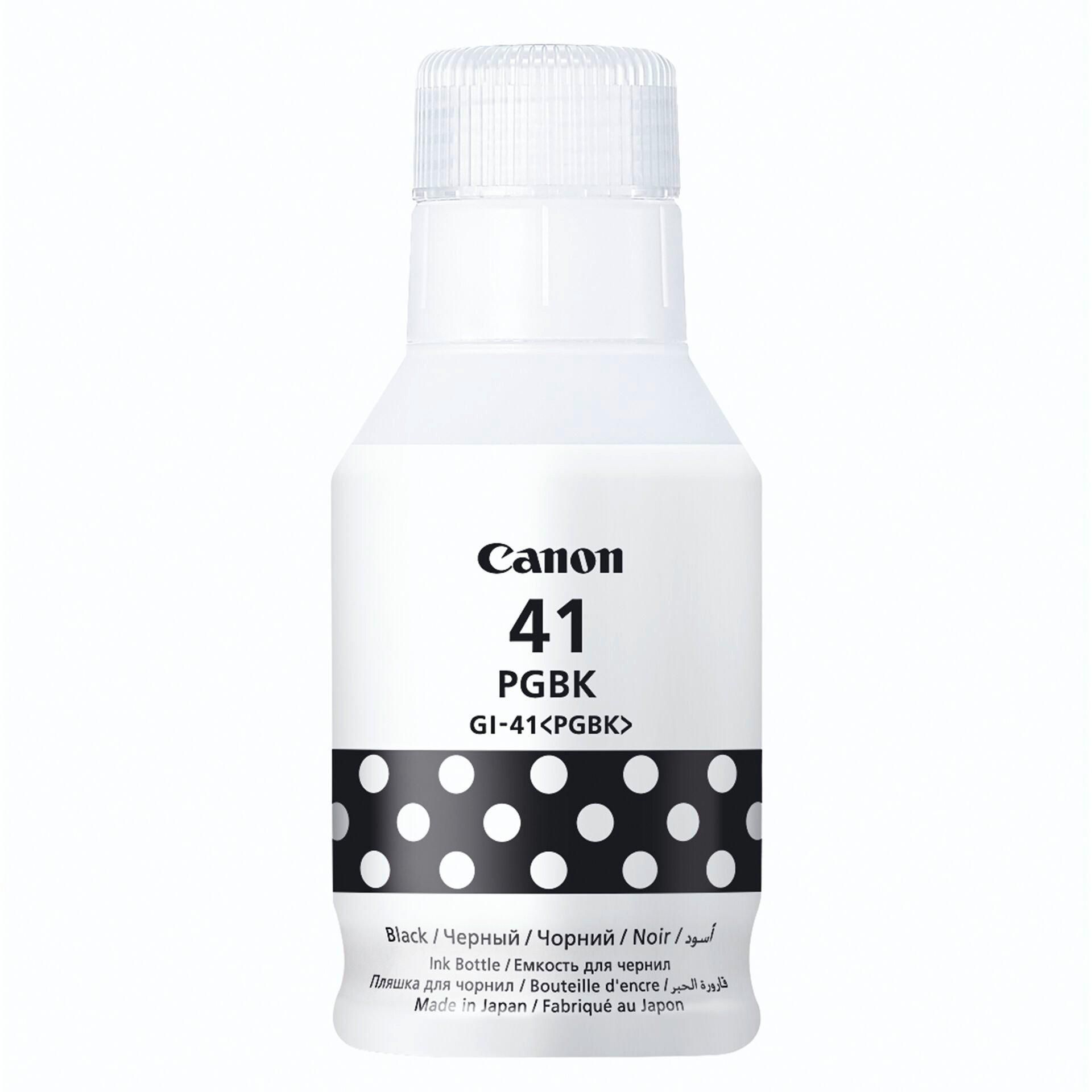 Canon GI-41 PGBK Bottle Ink Cartridge, Pigment Black, Print up to 7600 pages