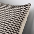 KUSTFLY Cushion cover - beige/black 50x50 cm