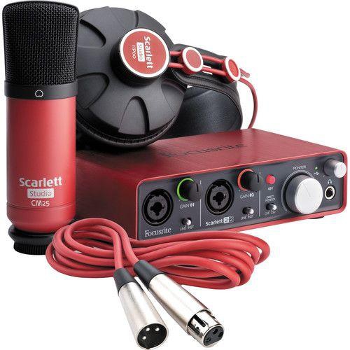 Focusrite Scarlett Studio - Complete Professional Recording Package for Musicians