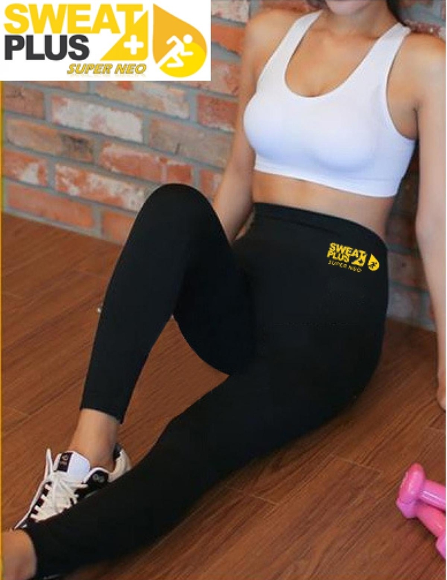 Sweat Plus Slimming Long Pant  - 5 Sizes (Black)