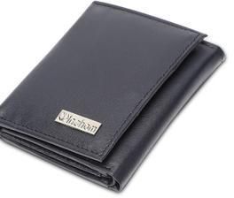 Inahom Tri-Fold Organised Wallet Flat Nappa Genuine and Smooth Leather Upper