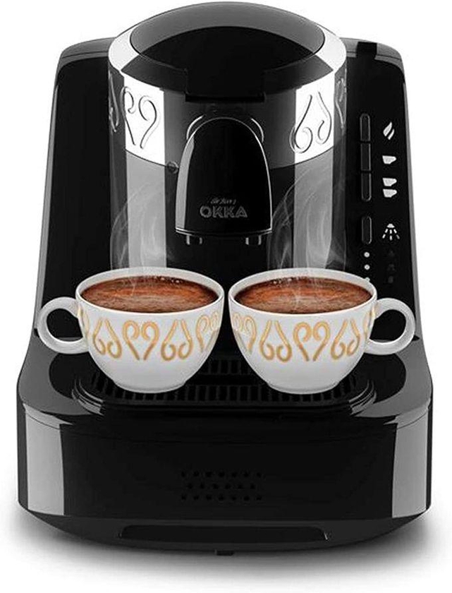 Arzum Okka ماكينة صنع قهوة تركي - اسود / كروم - OK002