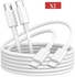 IPad, MacBook, Android USB-C To USB C Cable (Type C)-x2