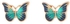 Drops Oil Butterfly Stud Earrings