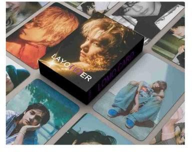 55 قطعة من بطاقات الصور لعضو BTS، بطاقة مجموعة الصور الشخصية الجديدة، بطاقة مجموعة LAYOVER، بطاقة لومو، بطاقة الصور