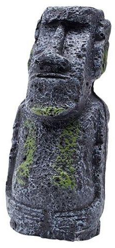 Neworldline Easter Island Stone Stone Resin Crafts Antique Roman Portrait-Army Gree