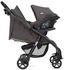 Joie Muze lx One Hand fold Travel Sytem with Flat Reclining seat with Juva Group 0+ Infant car seat (Birth to 17.5kg)