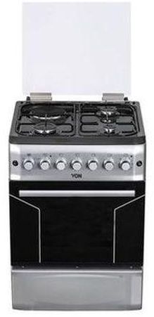 VON VAC6S031UY - 3 Gas+1 Electric Cooker-Grey