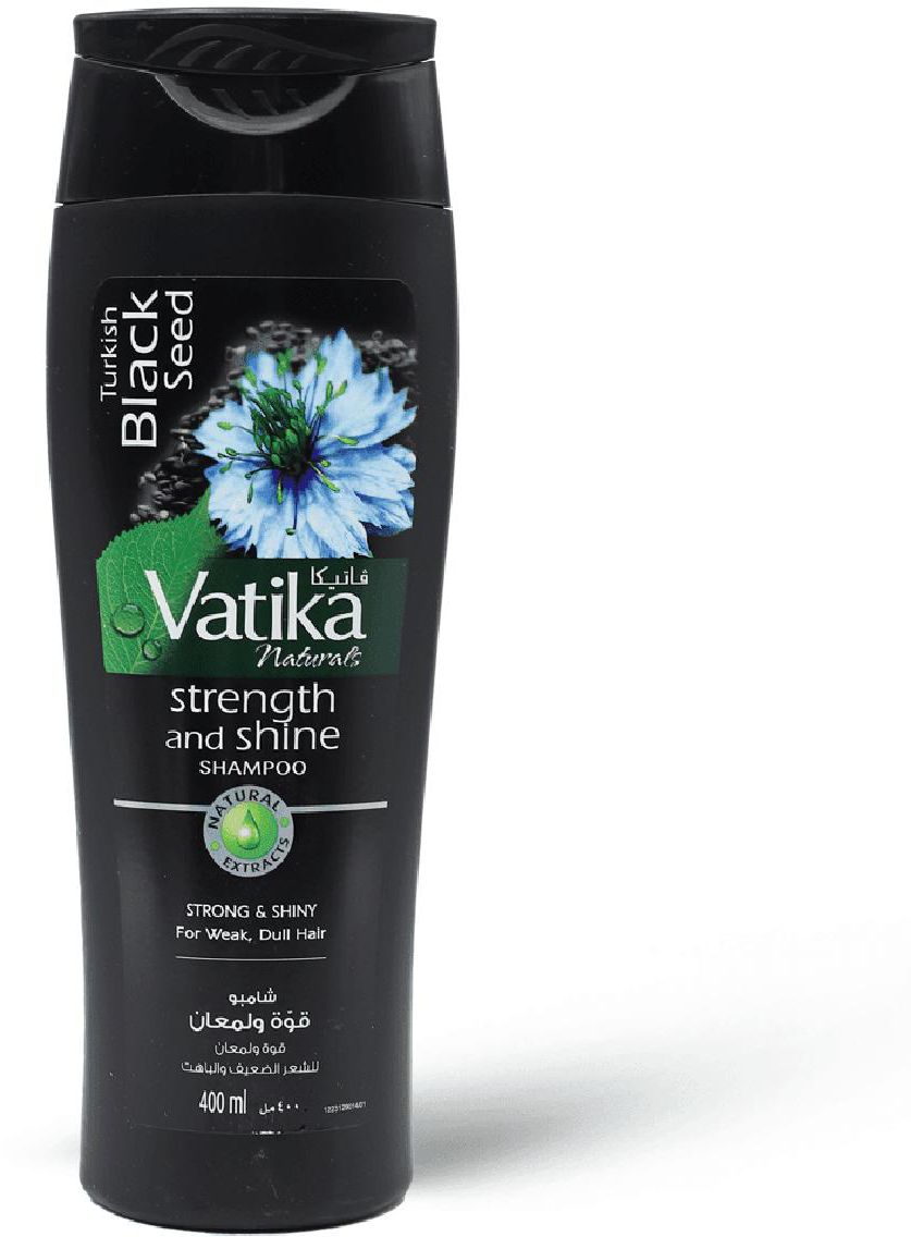 Vatika, Shampoo, Strenth and Shiny Hair with Black Seeds - 400 Ml