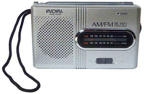 Generic INDIN BC-R21 AM/FM Dual Band Radio Receiver Portable Player