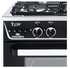 I-Steel Gas Cooker 5 Burners 90*60 cm Full Safety C69SS-GC-511-IFTS-2W-AL Black/Silver