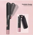 Hair Straightener Brush Black/Pink