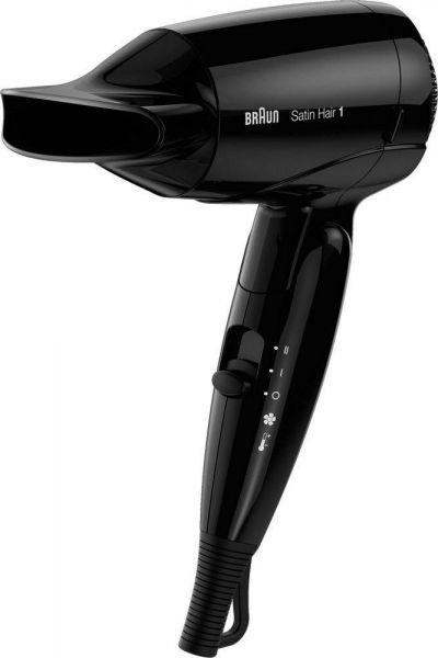 Braun HD 130 Satin Hair Dryer For Women - Black