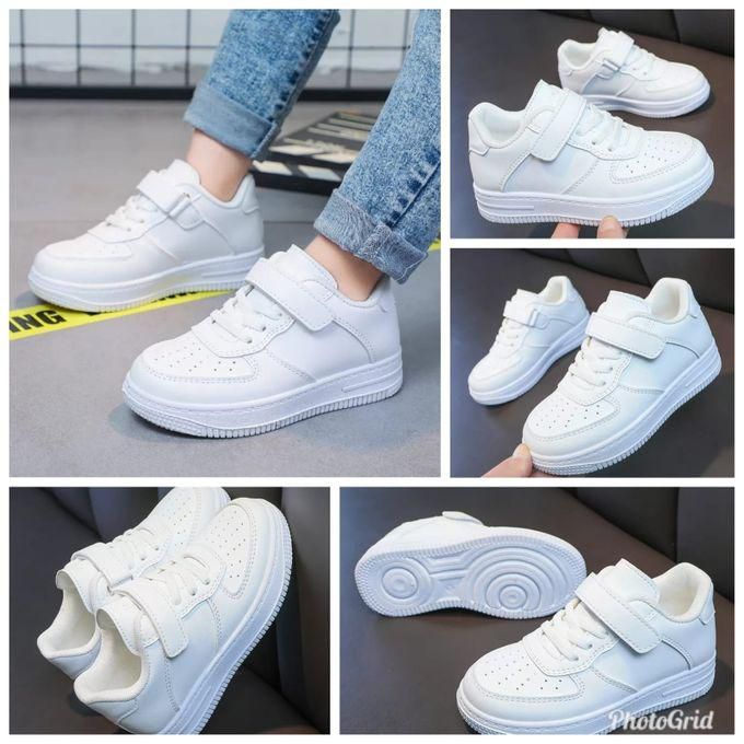 Fashion Kid's Boys Non-slip Breathable Sneakers-White