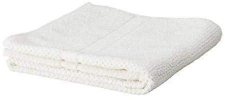 one year warranty_Cotton Solid Pattern, White - Bath Towels