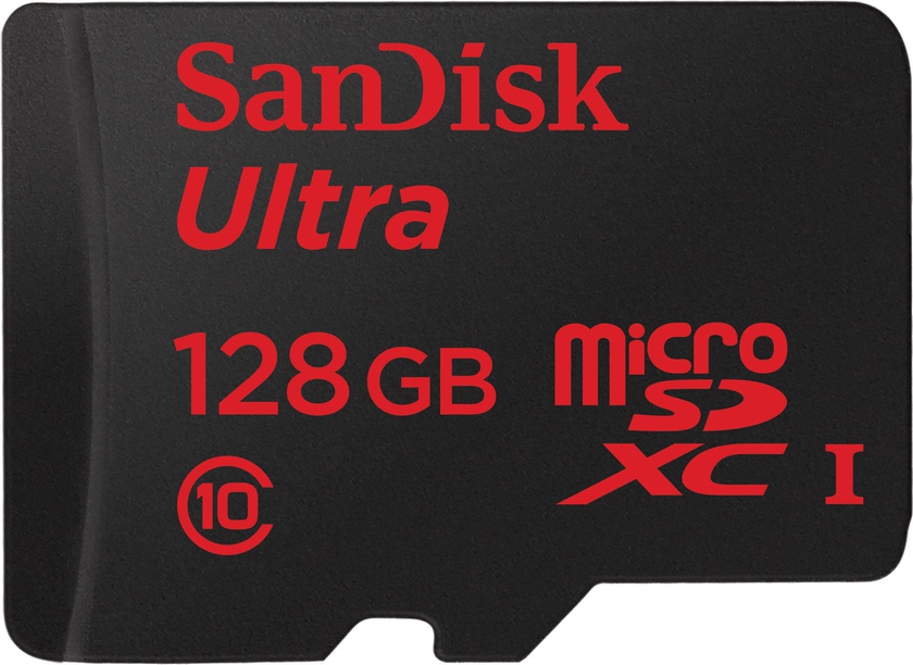 SanDisk Ultra 128GB microSD XC Memory Card and Adapter