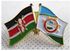 Fashion Kenya - Bomet Double Flag Lapel Pin