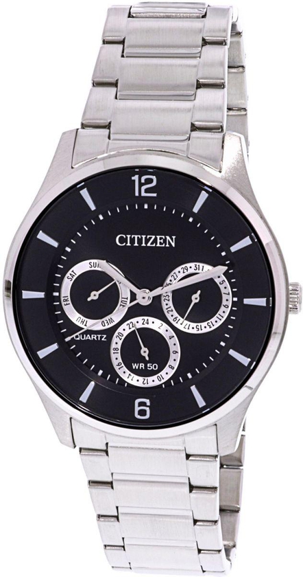 Citizen Men's Navy Dial Stainless Steel Band Watch - AG8351-86E