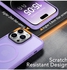 حالة مغناطيسية لـ iPhone 11 Pro Max Case متوافقة مع حماية Magsafe العسكرية للحماية الصدمة الشفافة غير اللامعة في حالة هاتف مضاد للصدمات (Light Purple)