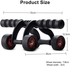 Naor Ab Roller Wheel, Four-Wheels Abdominal Wheel, Ab Rollers Workout Wheel Fitness Equipment For Home Exercise Gym Equipment Waist Workout Fitness Roller (Ab Wheel B)