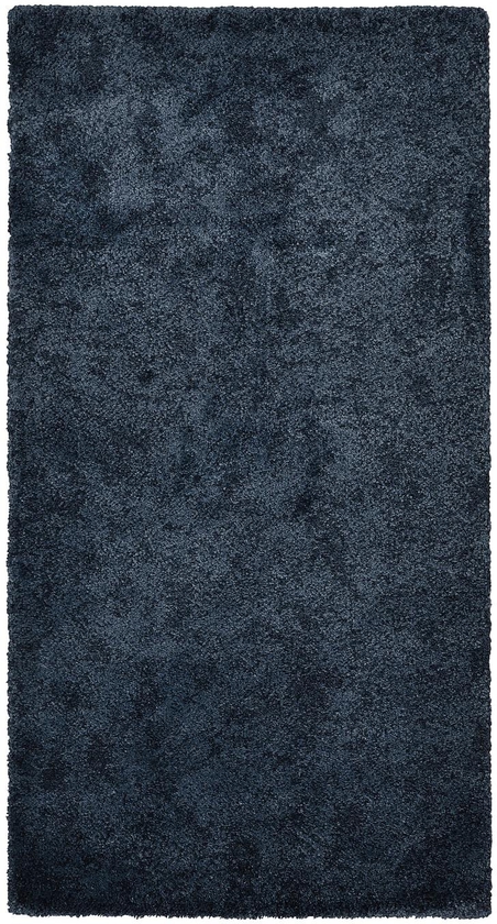 STOENSE Rug, low pile - dark blue 80x150 cm