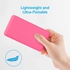 Samsung Galaxy S9 Power Bank, Ultra-Slim 10000mAh Dual USB Portable Charger with 5V/2A USB-C Two Way Charging Port and Auto Voltage Regulation for Smartphones, Promate Voltag-10C Pink