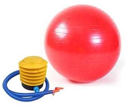 كرة يوجا للياقة البدنية 65 سم مع مضخة توازن سلس مع مضخة توازن كرات بيلاتيس 9176