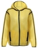 Zaful Hooded Double Pocket Coat For Women - Luminous Yellow