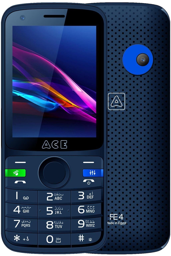 Ace FE4 - 2.8-inch 32MB/32MB Dual SIM 2G Mobile Phone - Blue