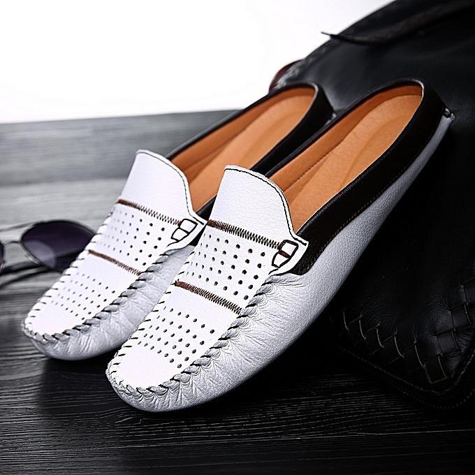 FLANGESIO Men Shoes Luxury Leather Casual Driving Shoes Men Loafers Moccasins Italian Shoes For Men Flats Shoes